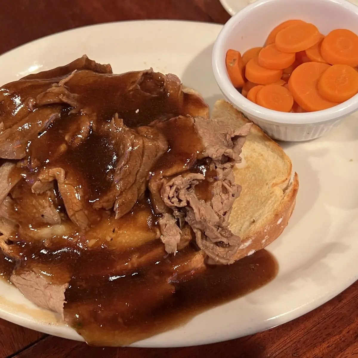 Open Face Roast Beef
