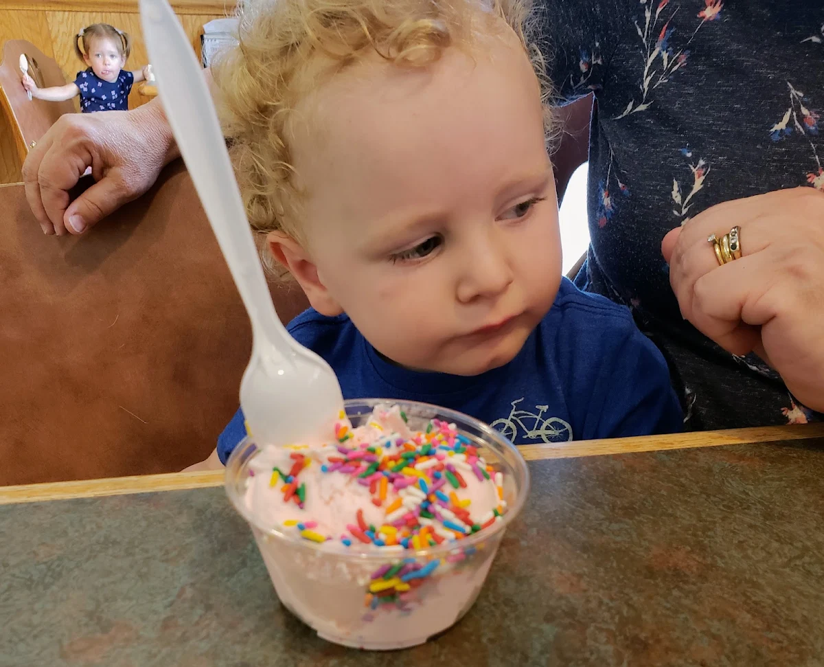 Strawberry Ice Cream with Sprinkles