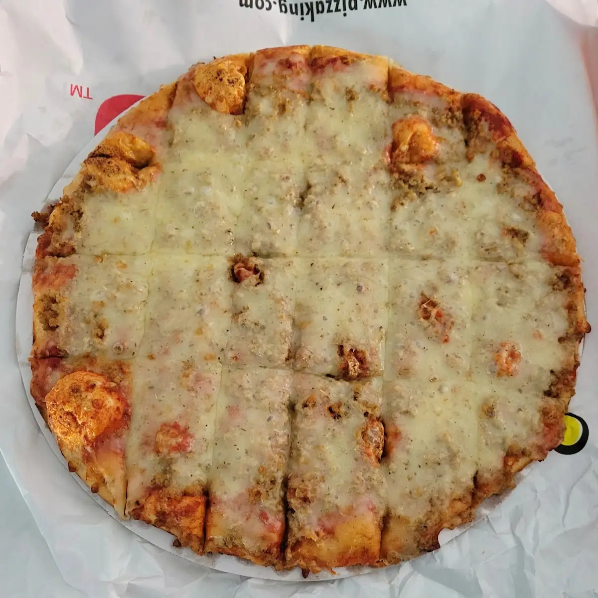 Sausage Extra Cheese Pizza