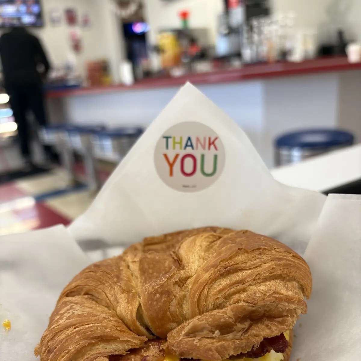Bacon Egg and Cheese Croissant