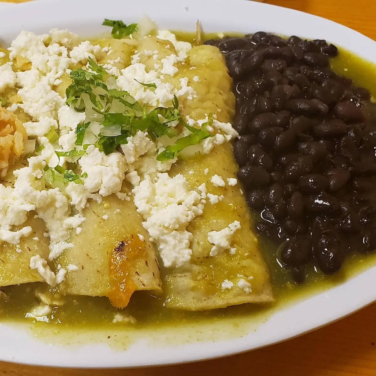 Chipotle Chicken Enchiladas Verdes