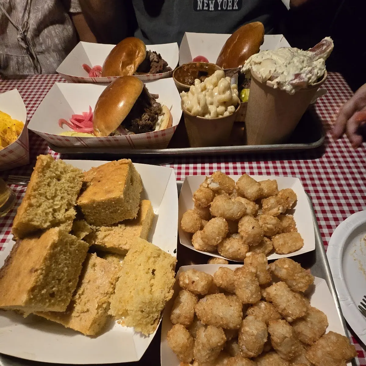 Corn Bread and Tots