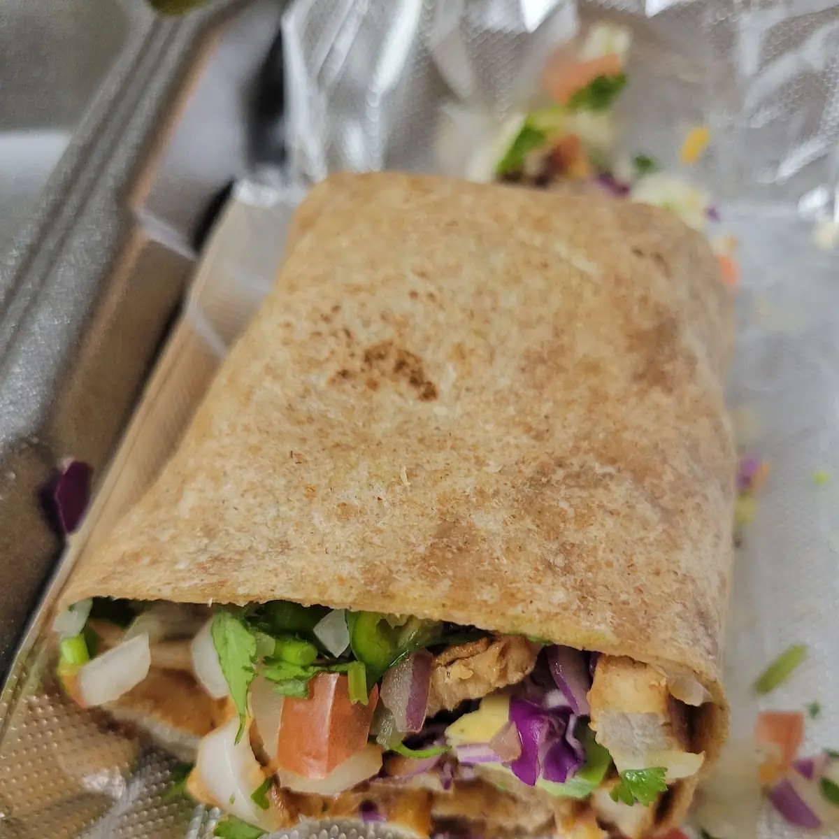 Wrap with Grilled Chicken