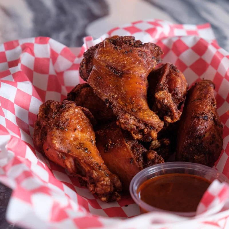 Smoked Then Fried Chicken Wings