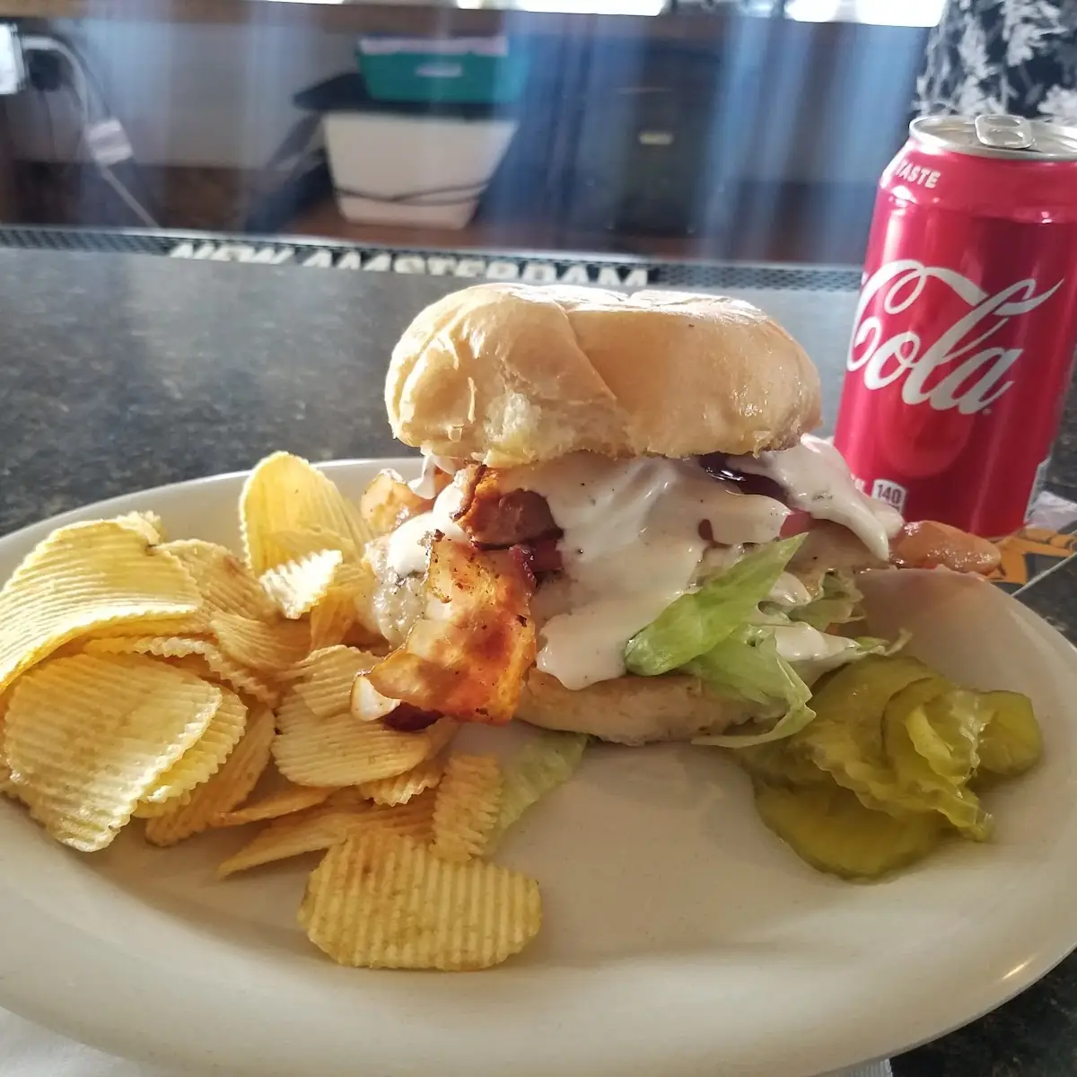 Grilled Chicken Bacon Ranch Sandwich