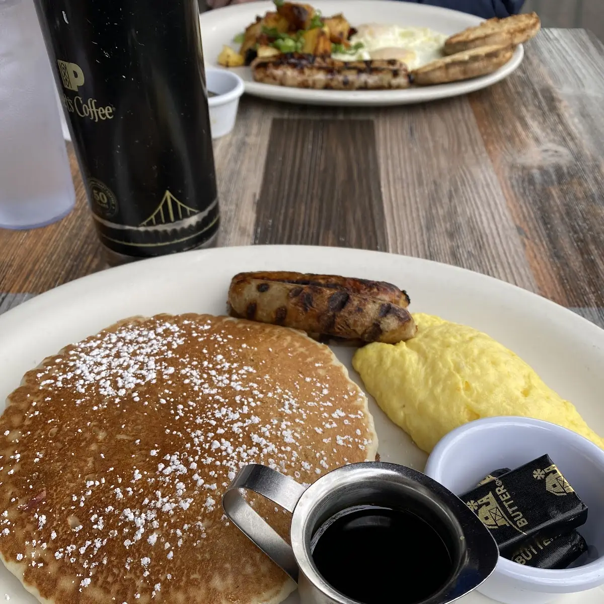 Blueberry Pancake Combo