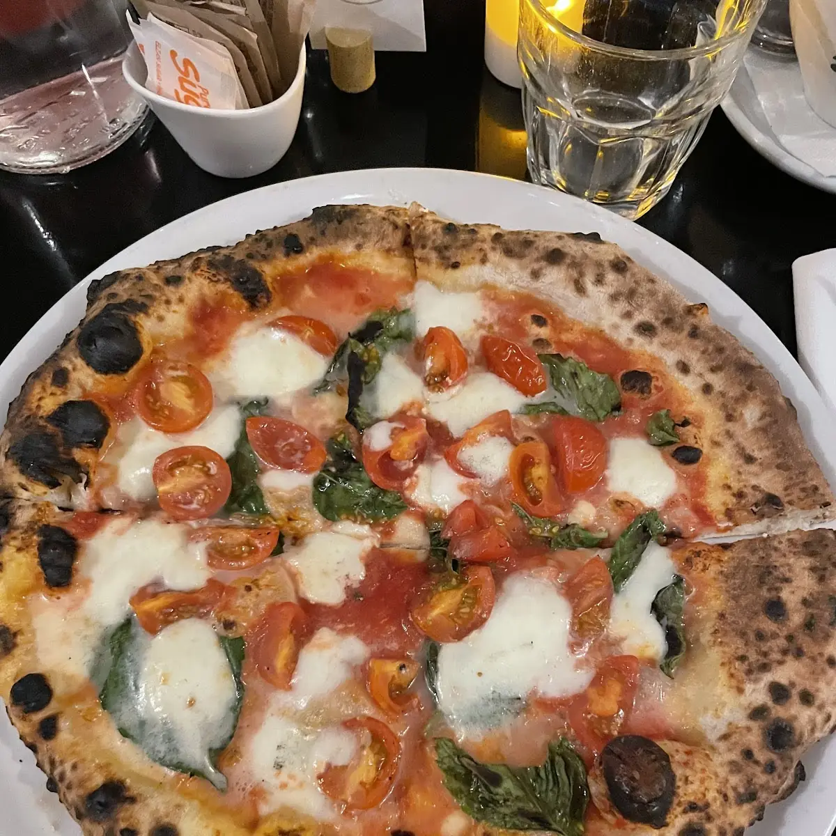 Neapolitan Margherita Pizza with Basil