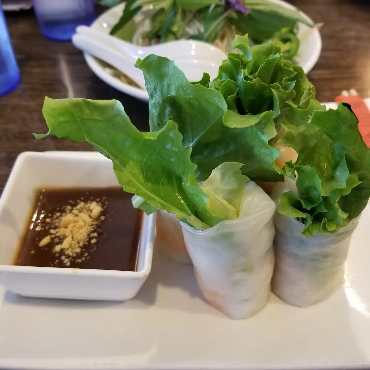 2 Piece Fresh Shrimp Rolls Summer Rolls