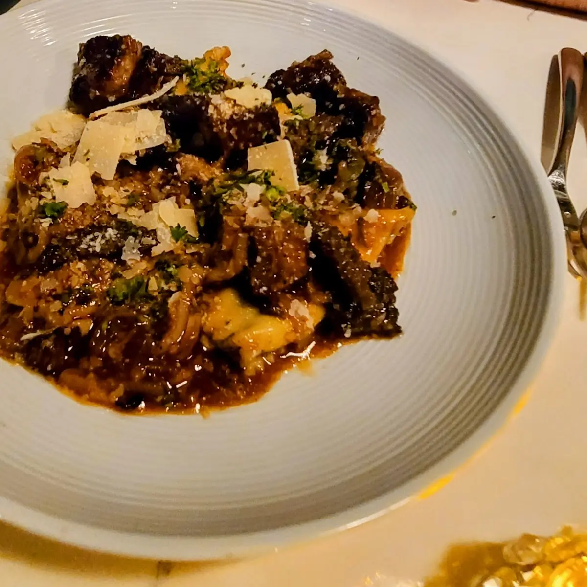 Wagu Steak with Pasta