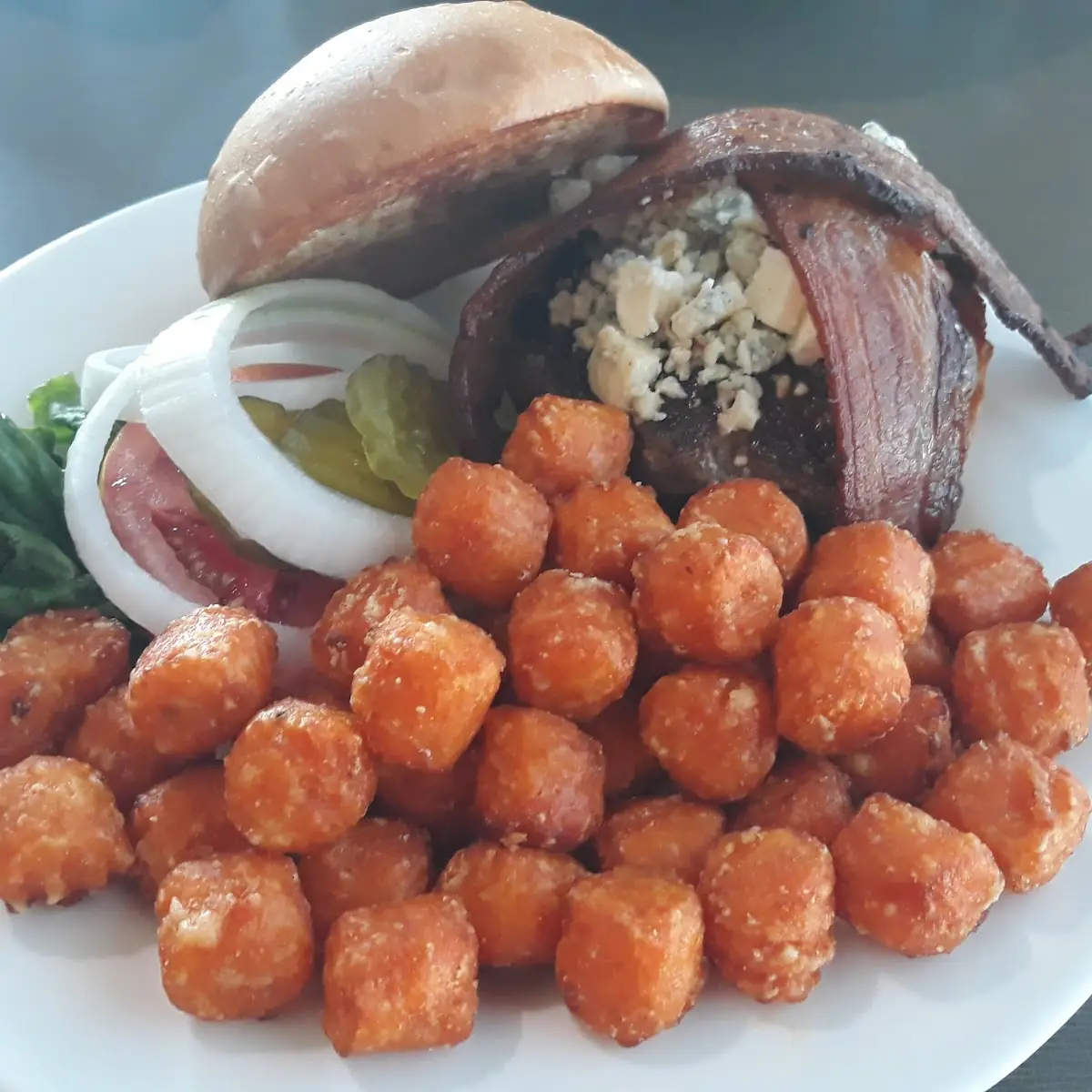 Black Bleu Bacon Burger