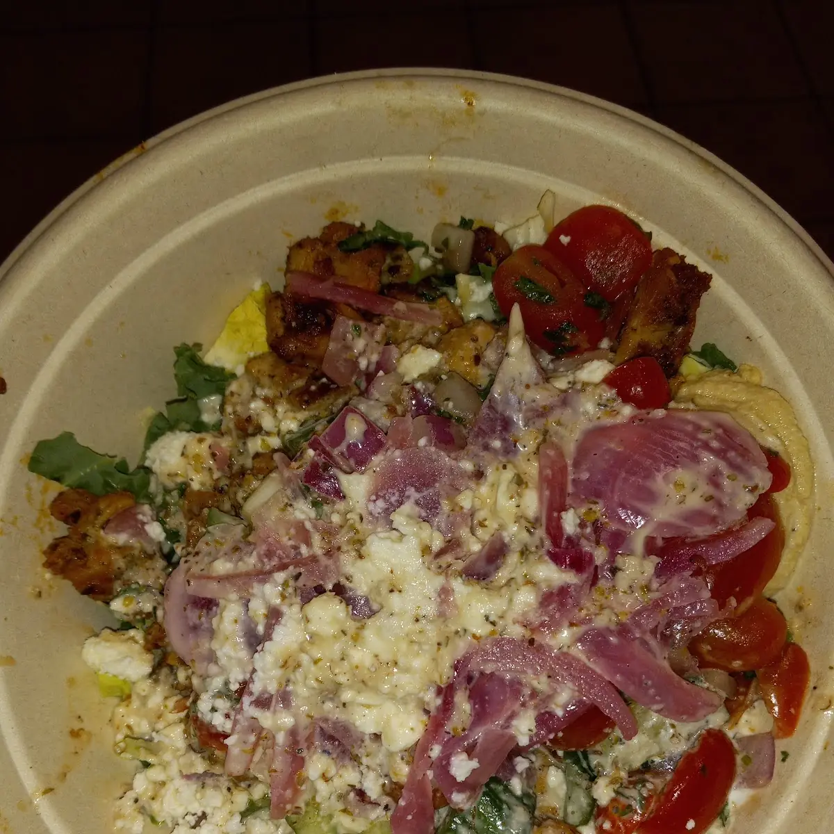Chicken Bowel with Out Brown Rice