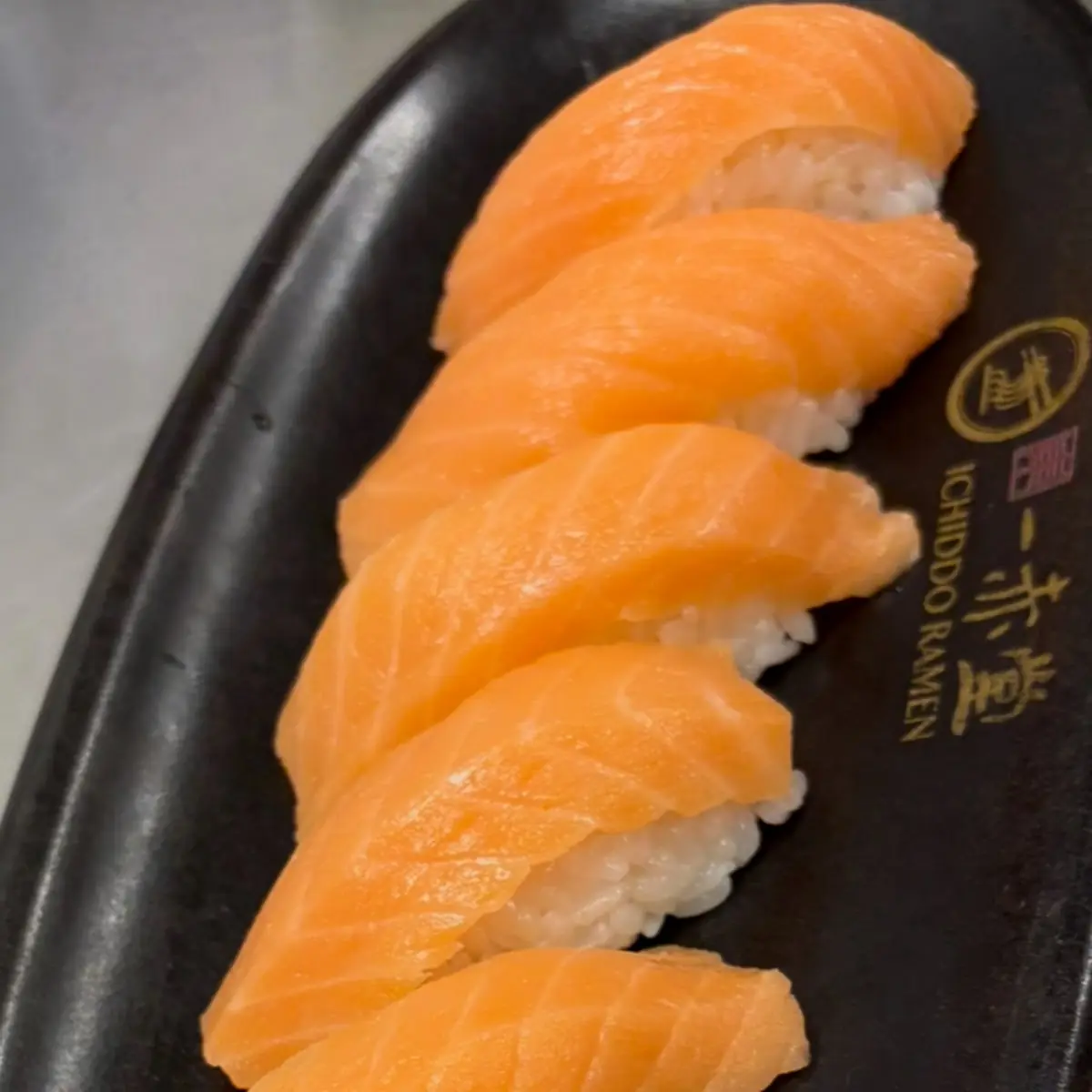 Six Salmon Sushi