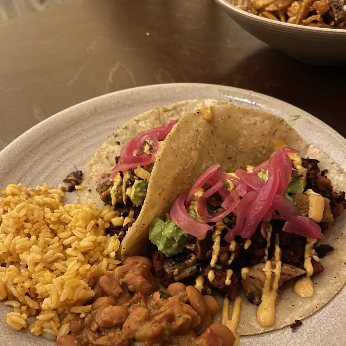 Al Pastor Taco Plate