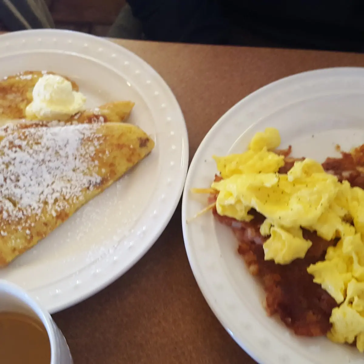 French Toast with Corned Beef Hash
