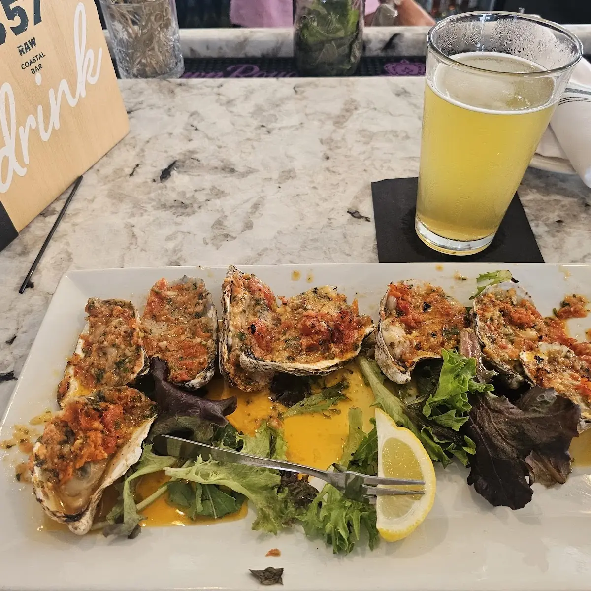 Fire Roasted Oysters