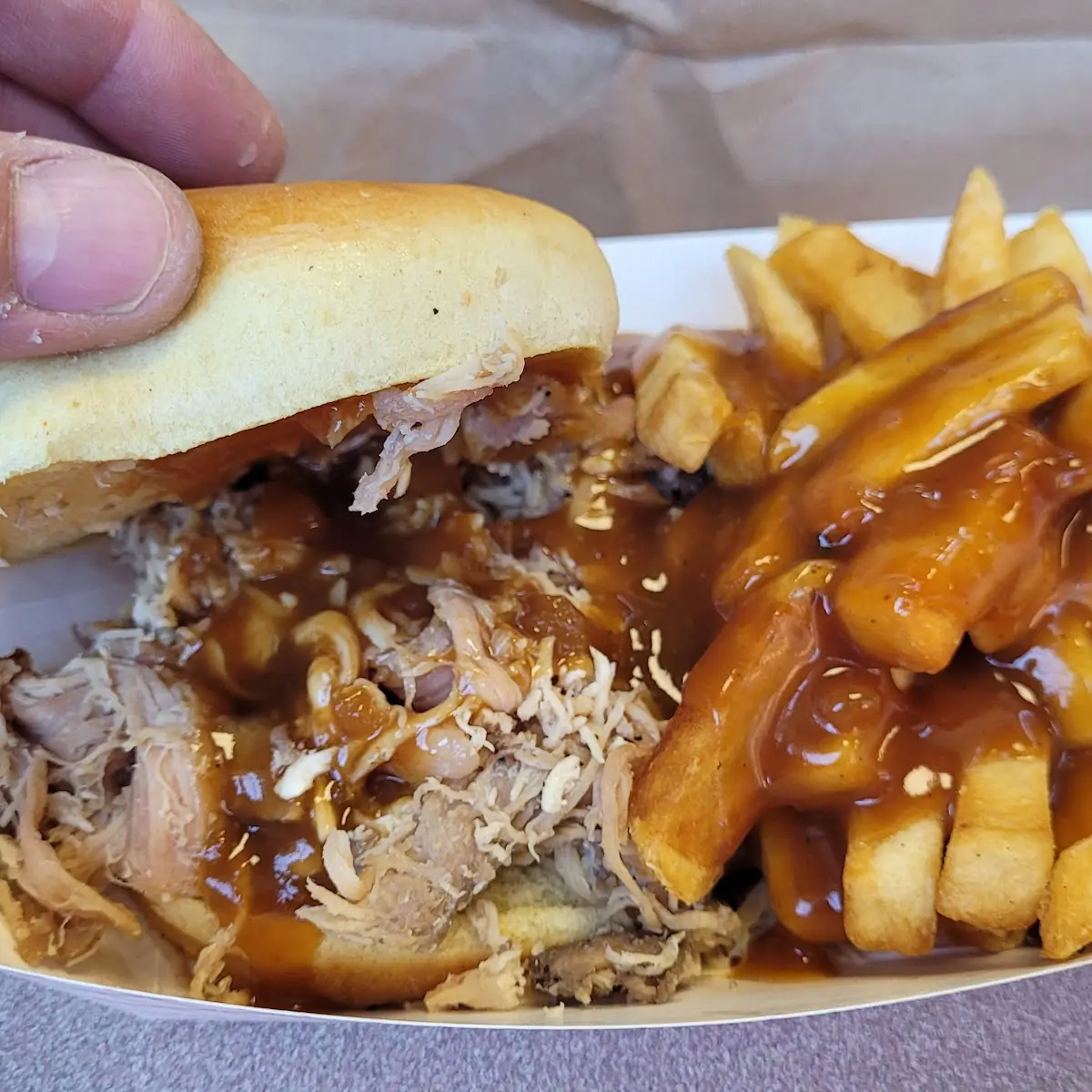 Pulled Chicken Sandwich