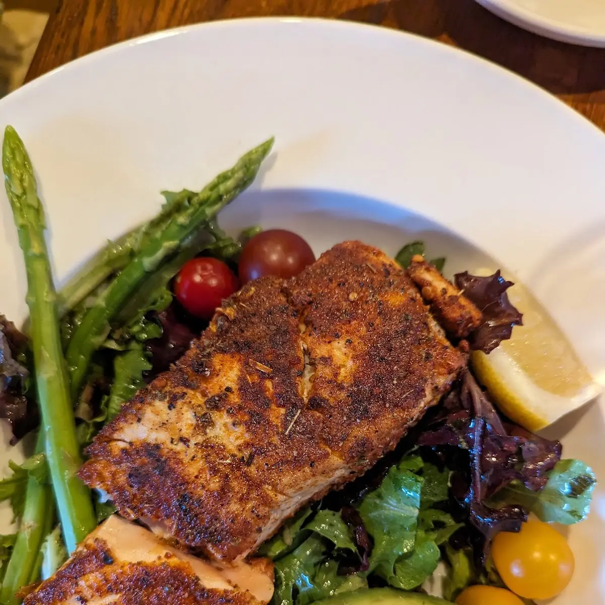 Blackened Salmon Salad