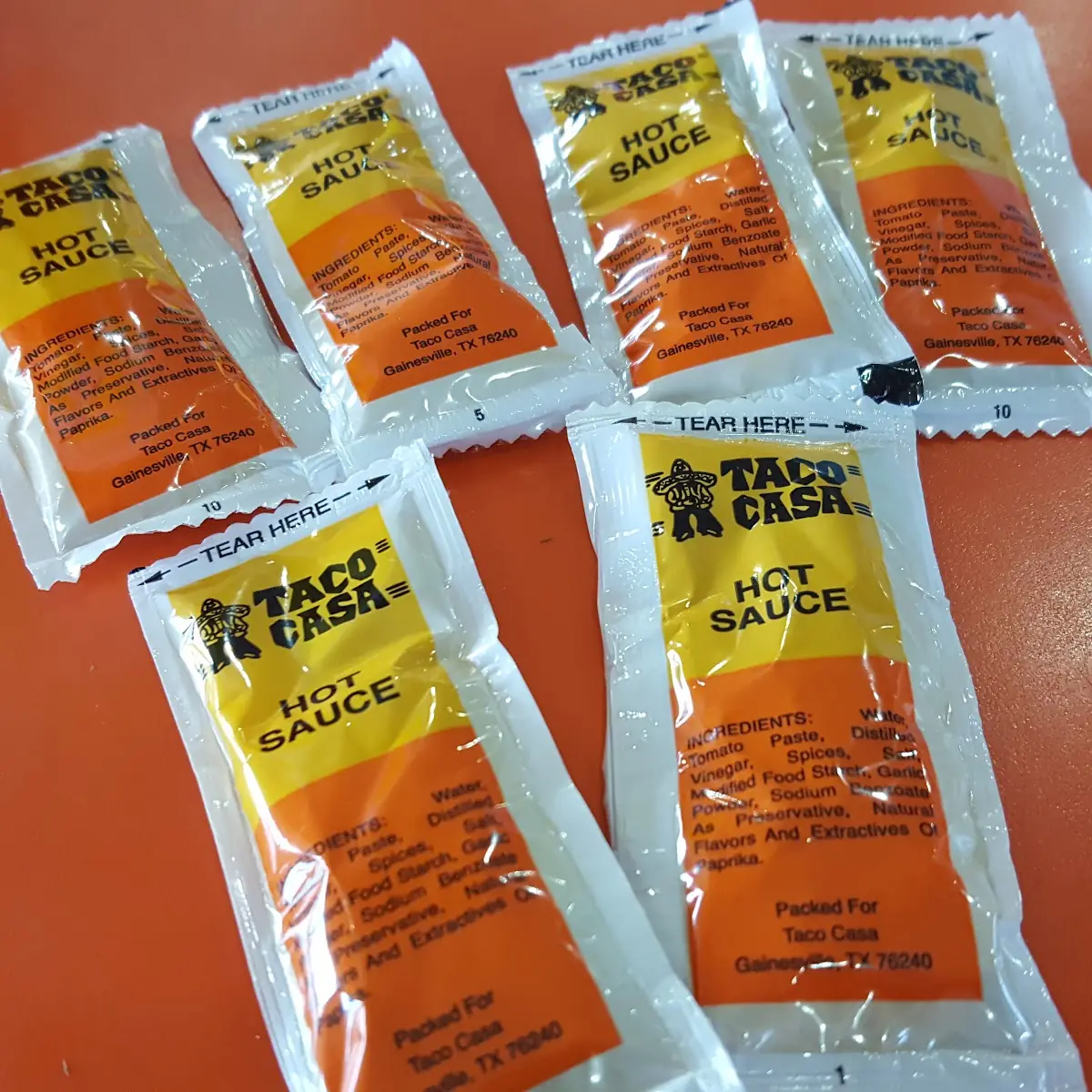 Sauce Packets