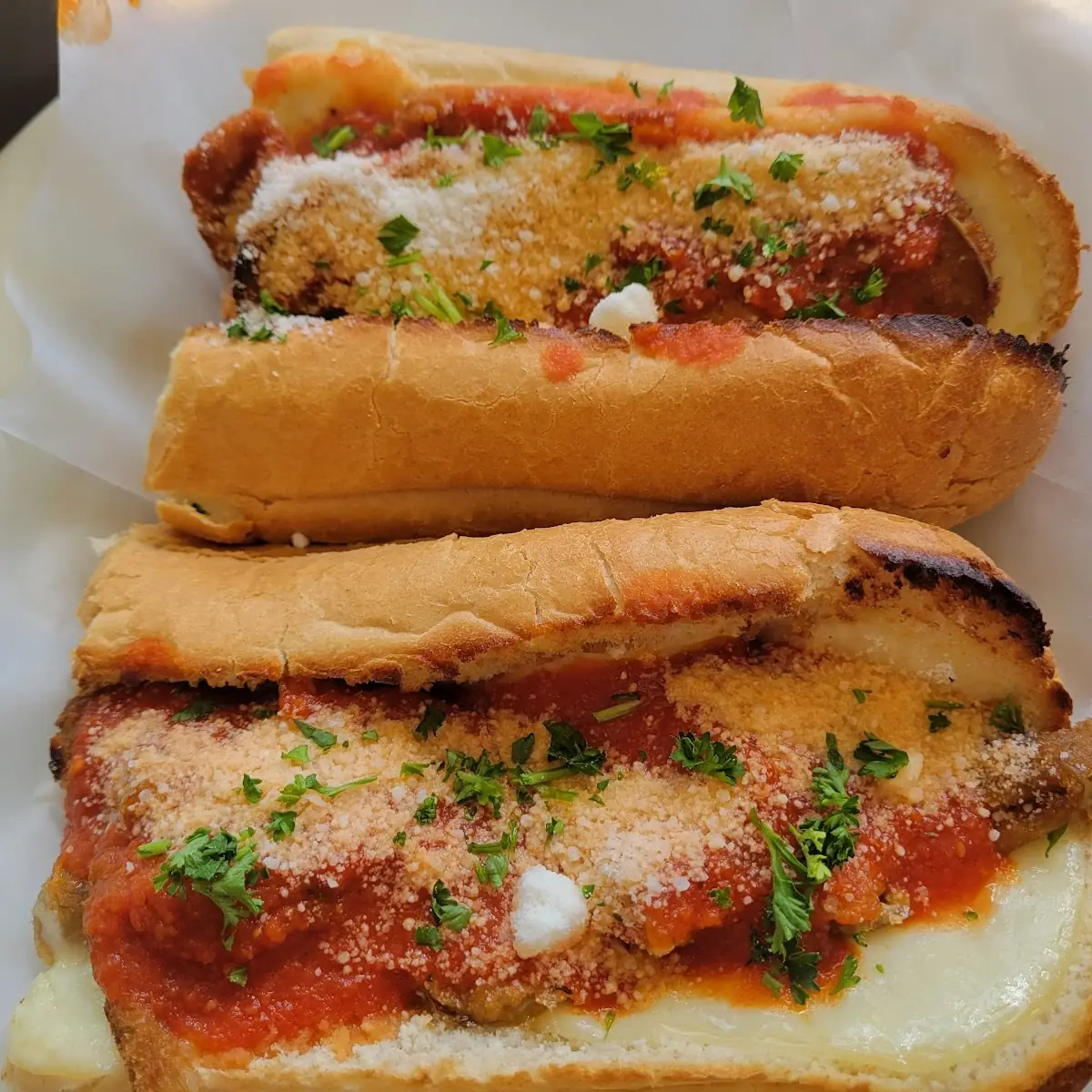 Eggplant Parmigiana Sub