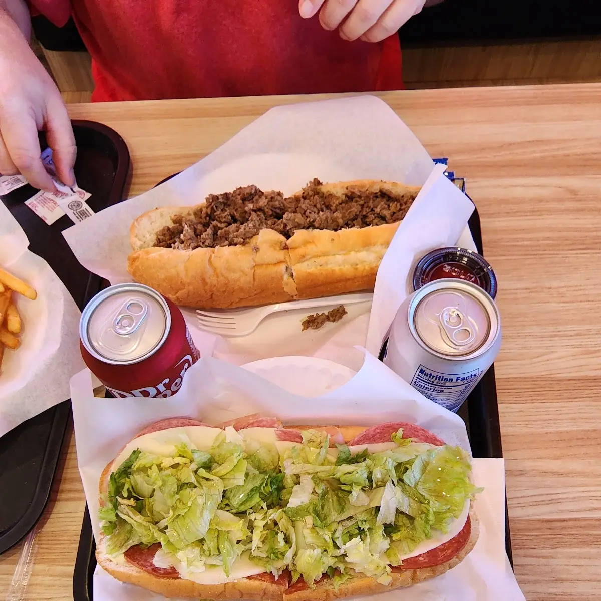 Philly Cheese Steak and Italian Sub