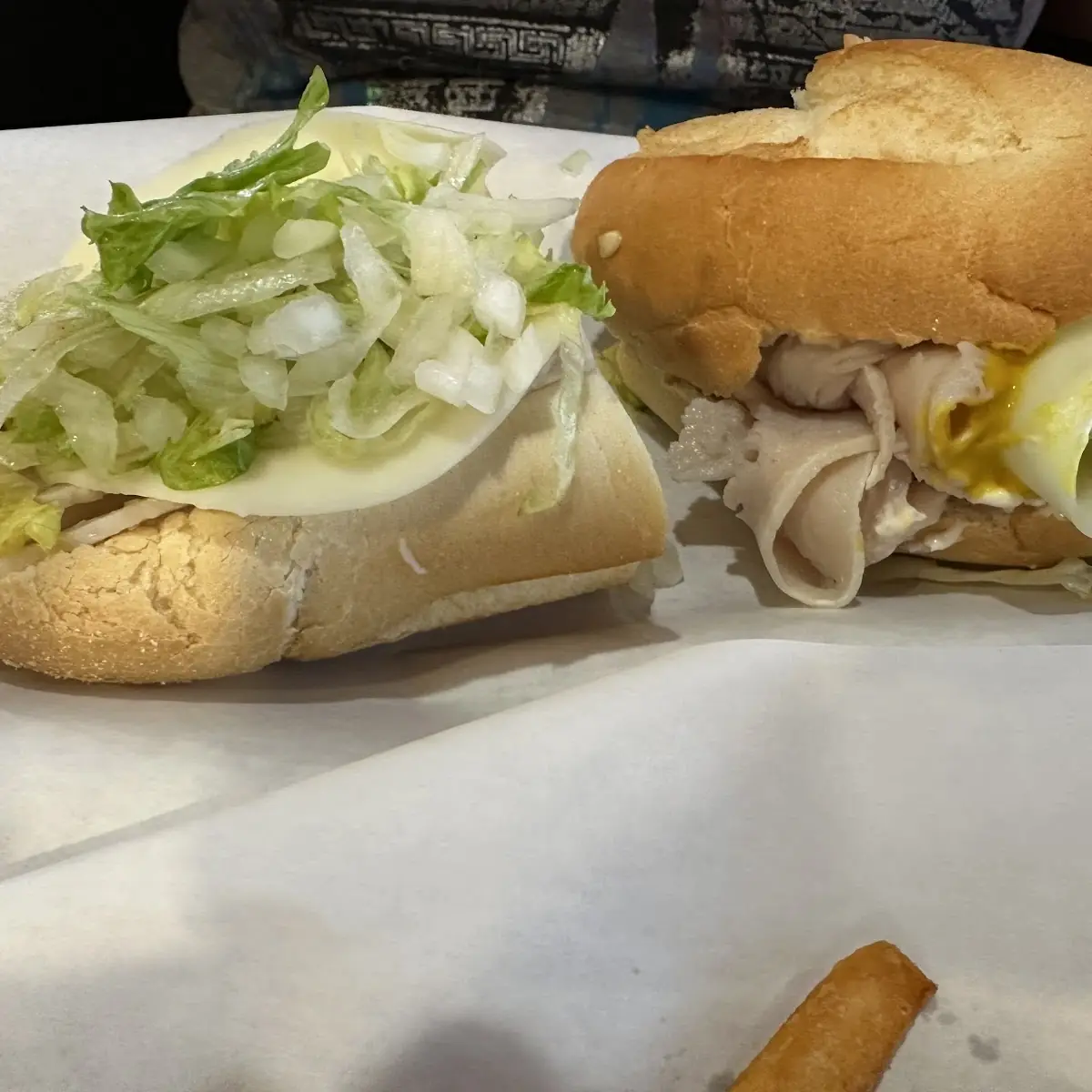 Turkey and Cheese Sub