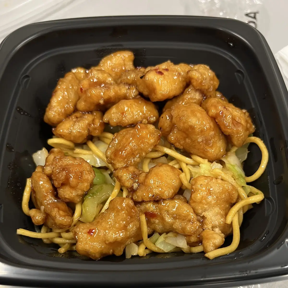 Orange Chicken Plate