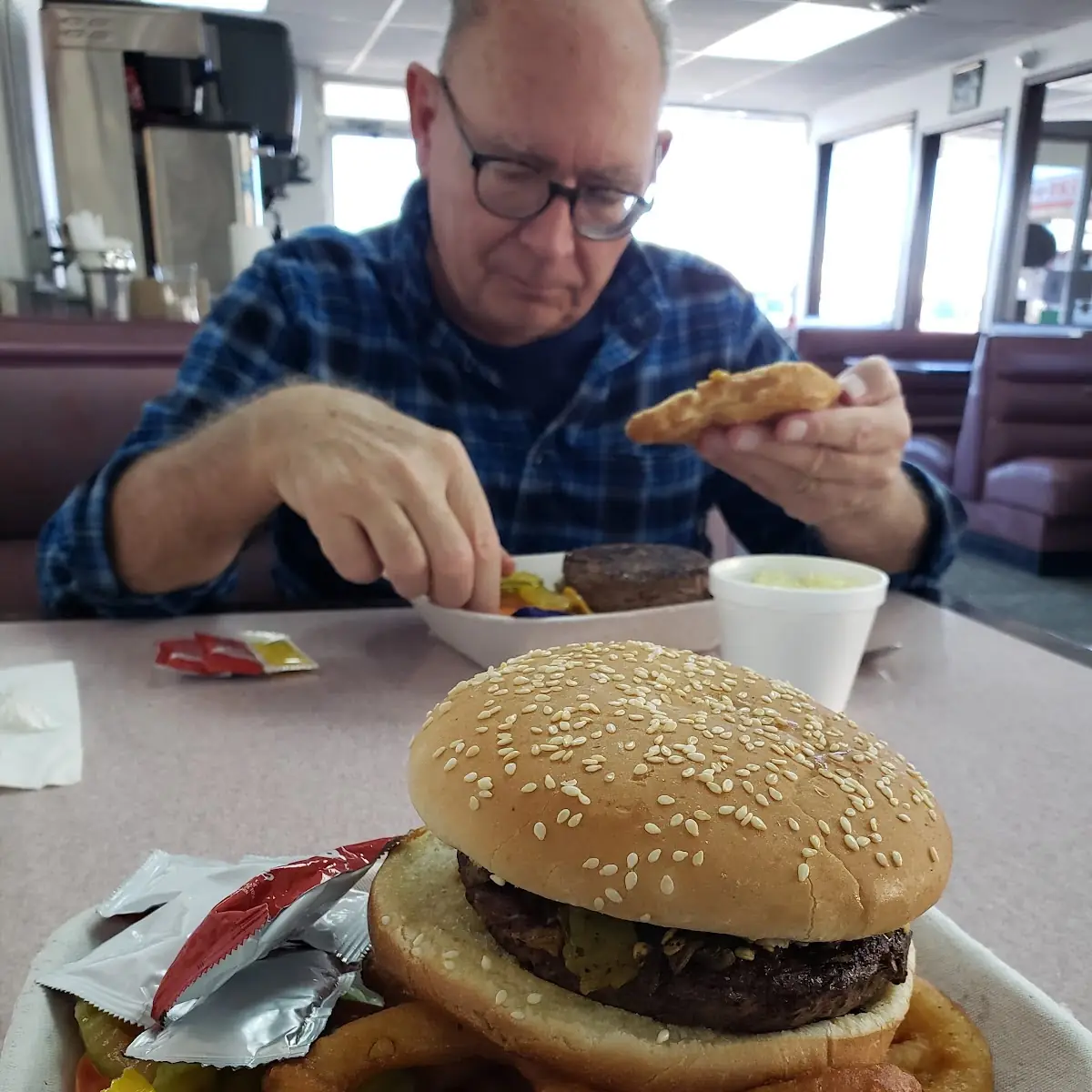 Green Chile Burger