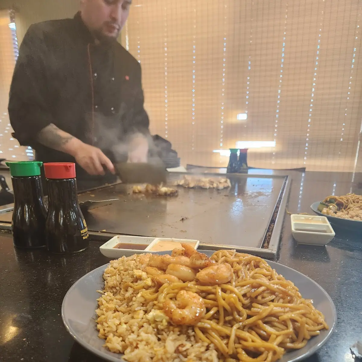 Shrimp Fried Rice and Noodles