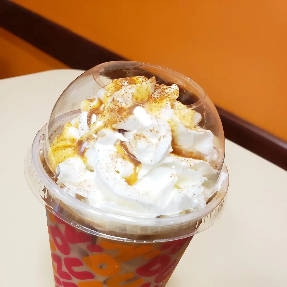 Cinnamon Sugar Pumpkin Iced Latte