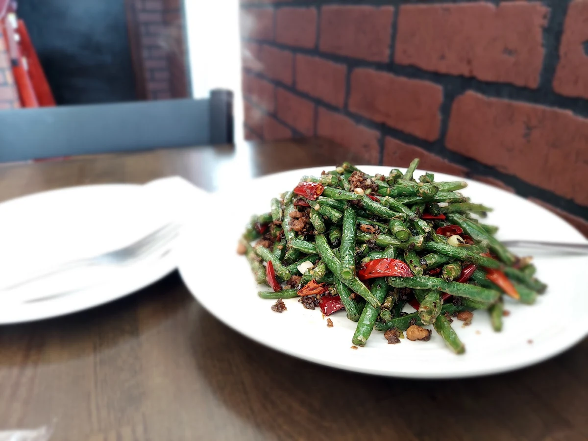 Dry-Fried Green Beans w Minced Pork