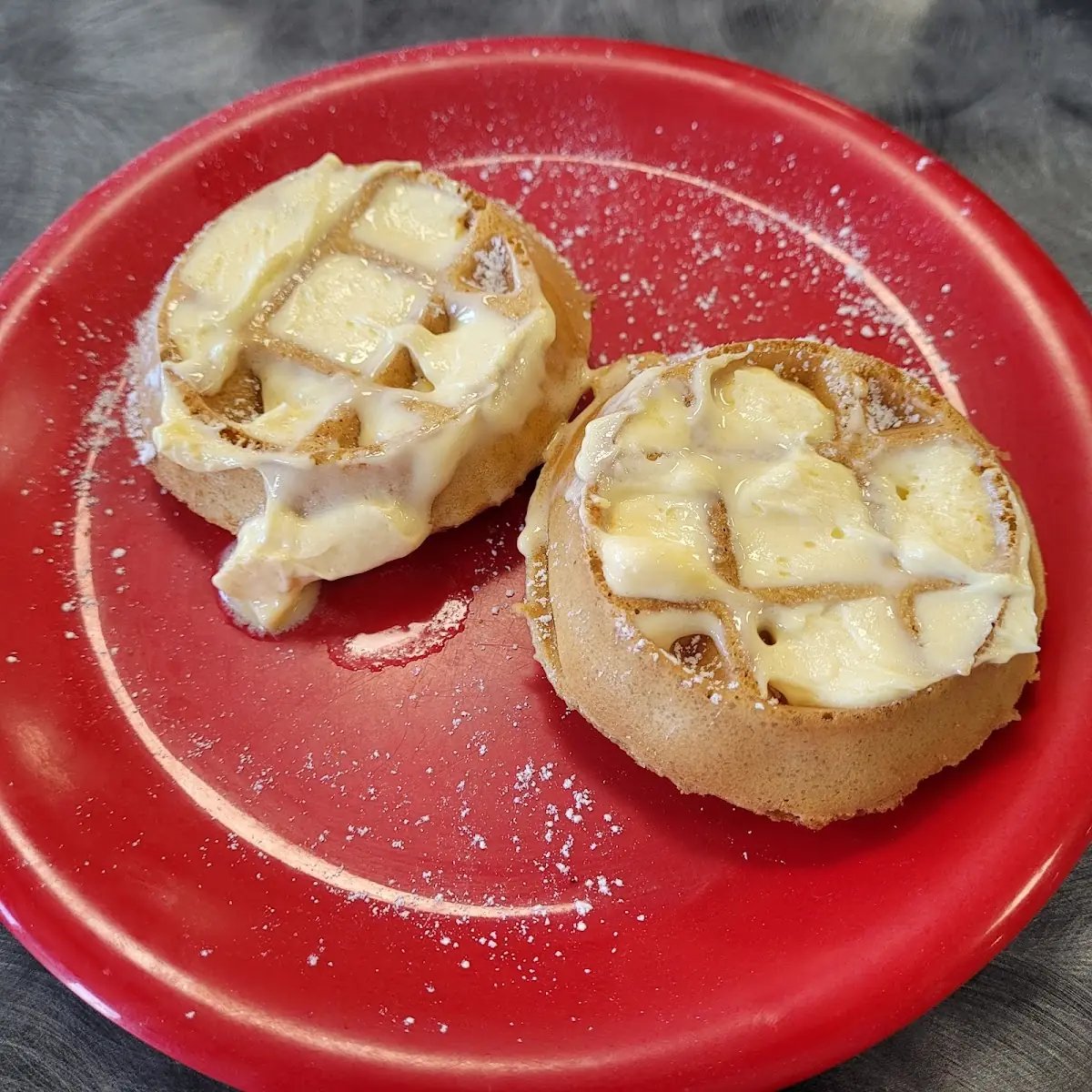 Strawberry Banana Split Waffle