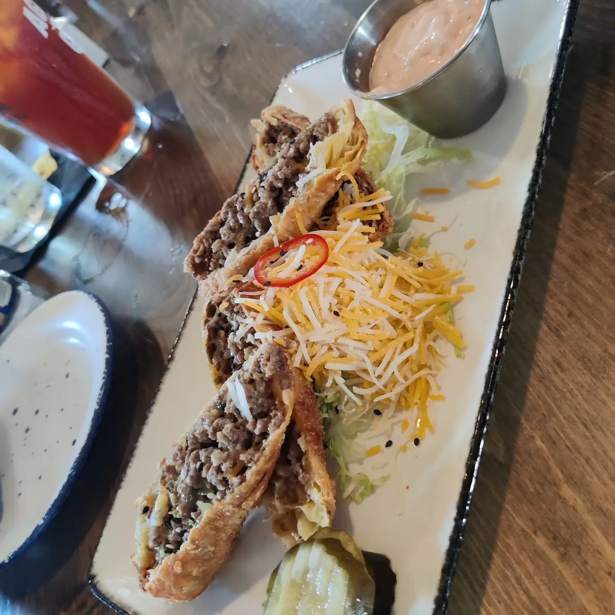 Big Mac Eggrolls