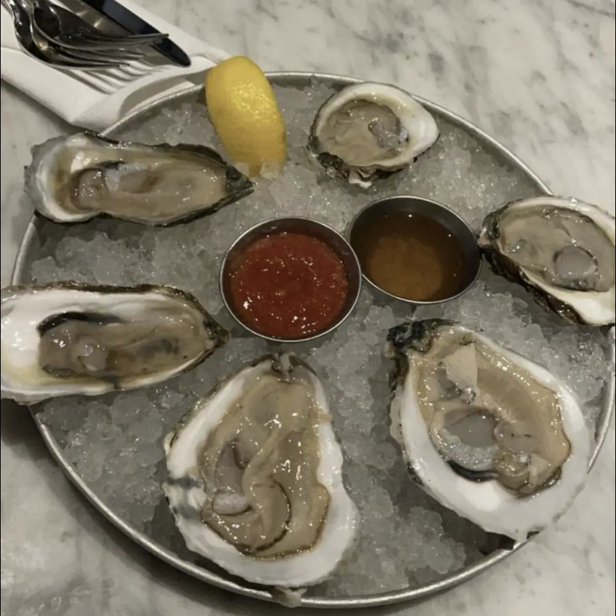Fried Oysters and Oysters Rockefeller