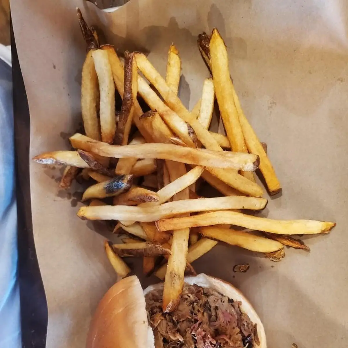Pulled Pork Sandwich with Fries