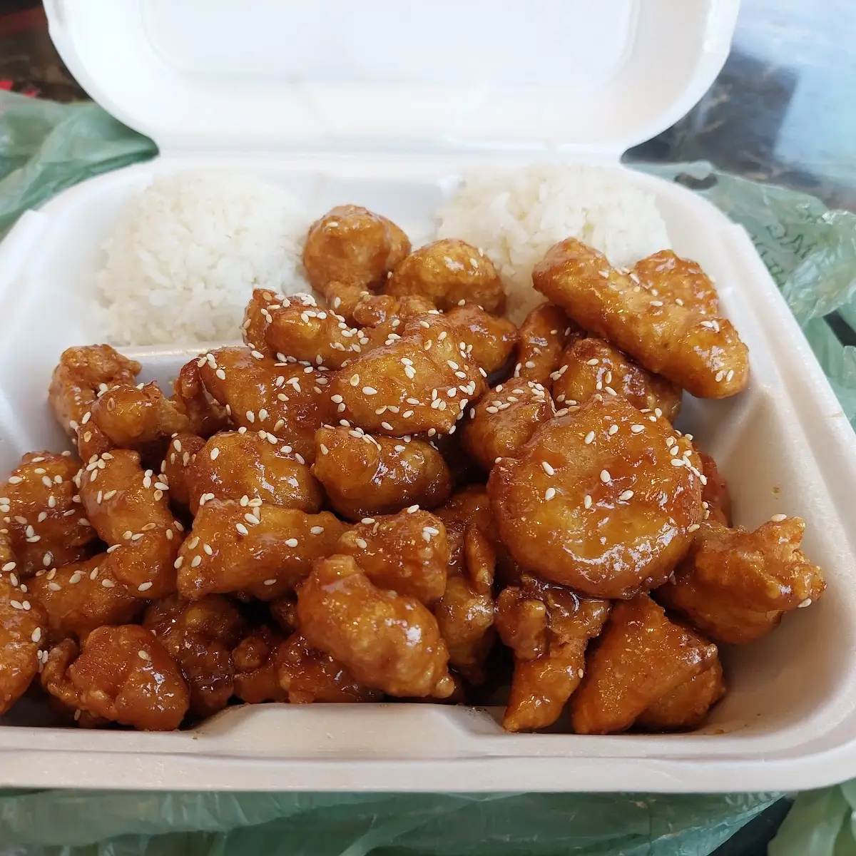 Honey Sesame Chicken Bento A