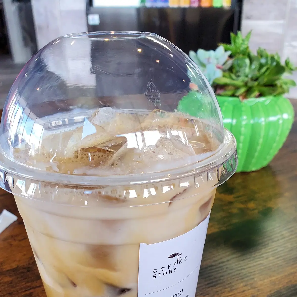 Iced Caramel Latte