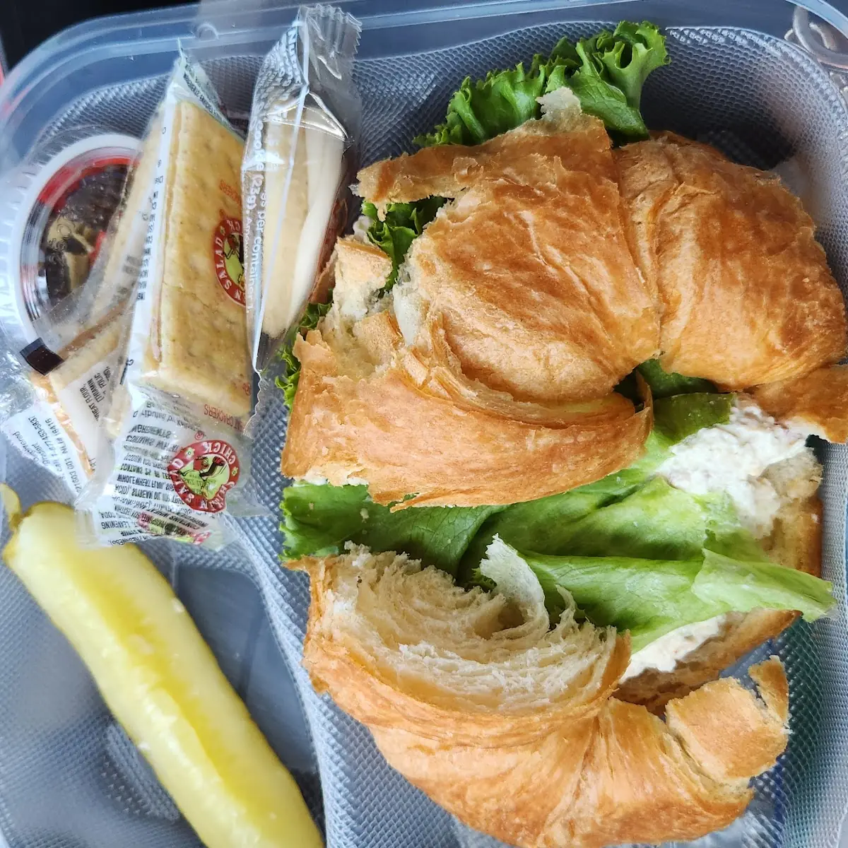 Chicken Bacon Ranch Salad Sandwich