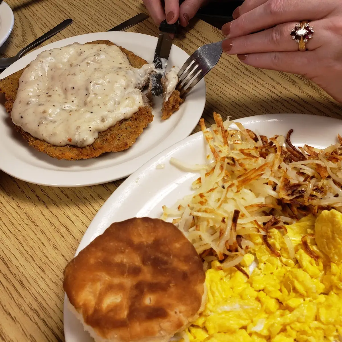 Chicken Fried Steak Breakfast