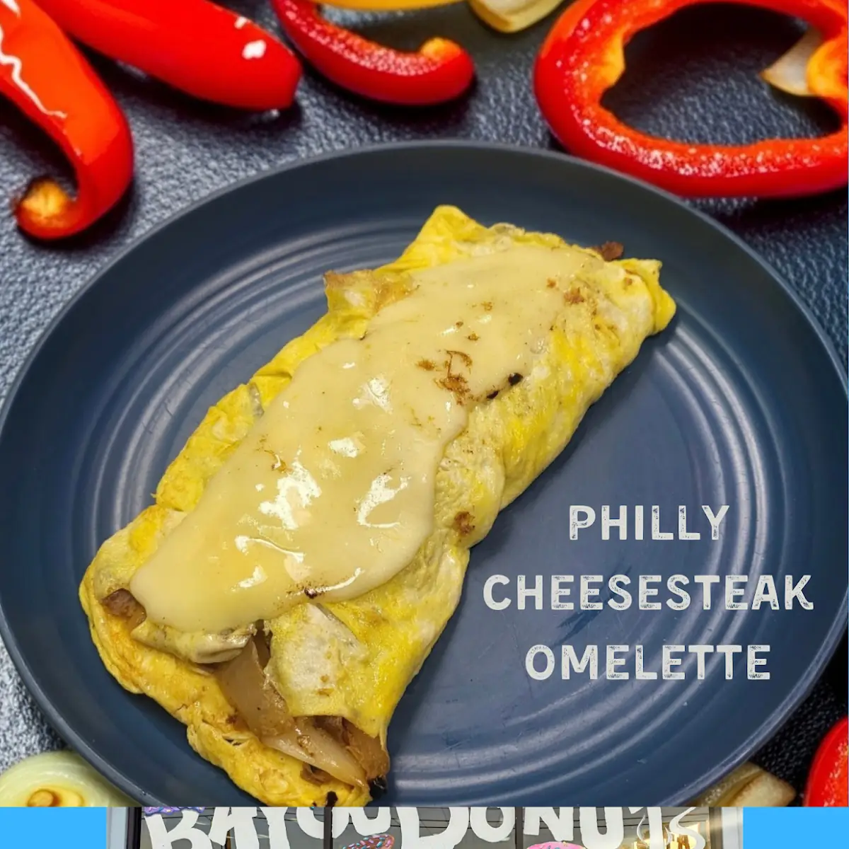 Philly Cheesesteak Omelette