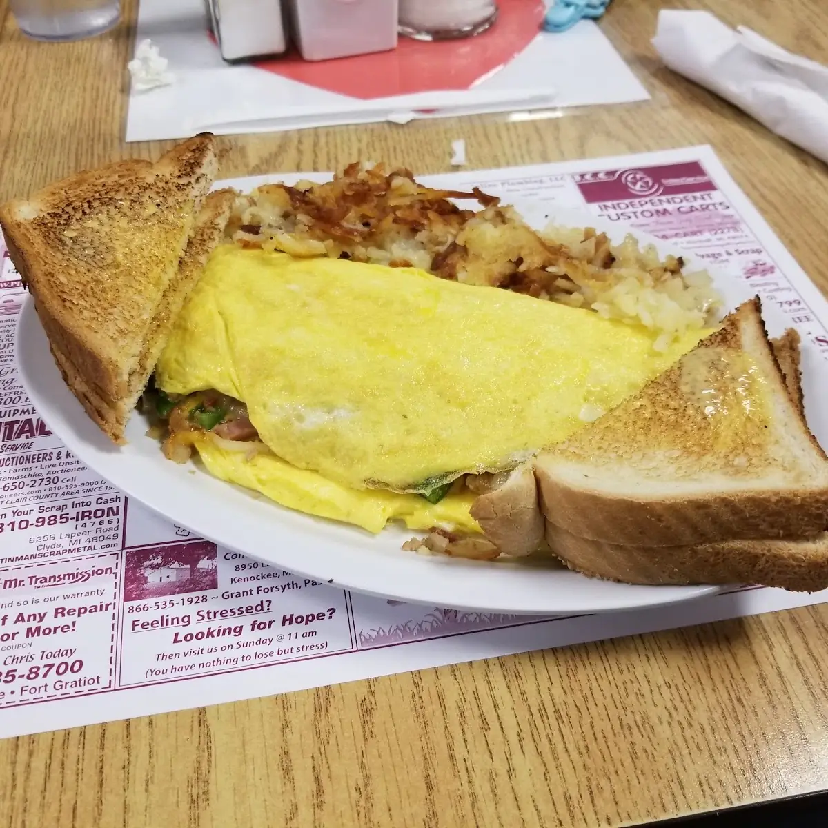 Kitchen Sink Omelette
