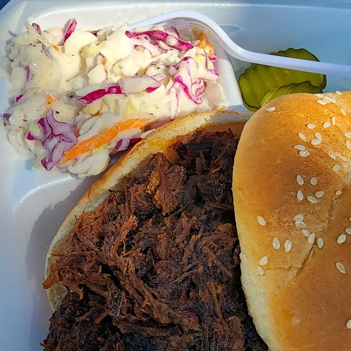 Chopped Brisket Sandwich