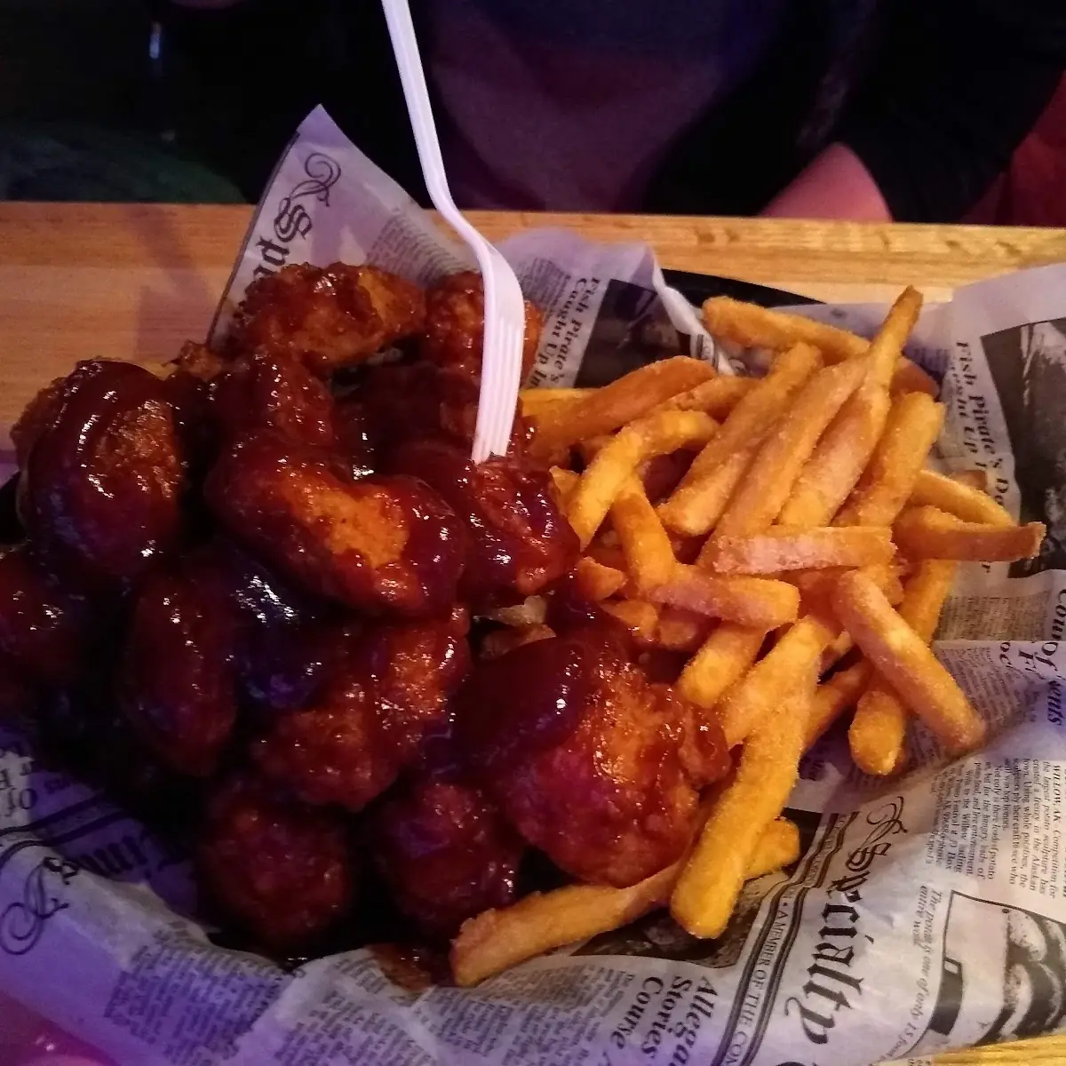 Barbeque Boneless Chicken Wings