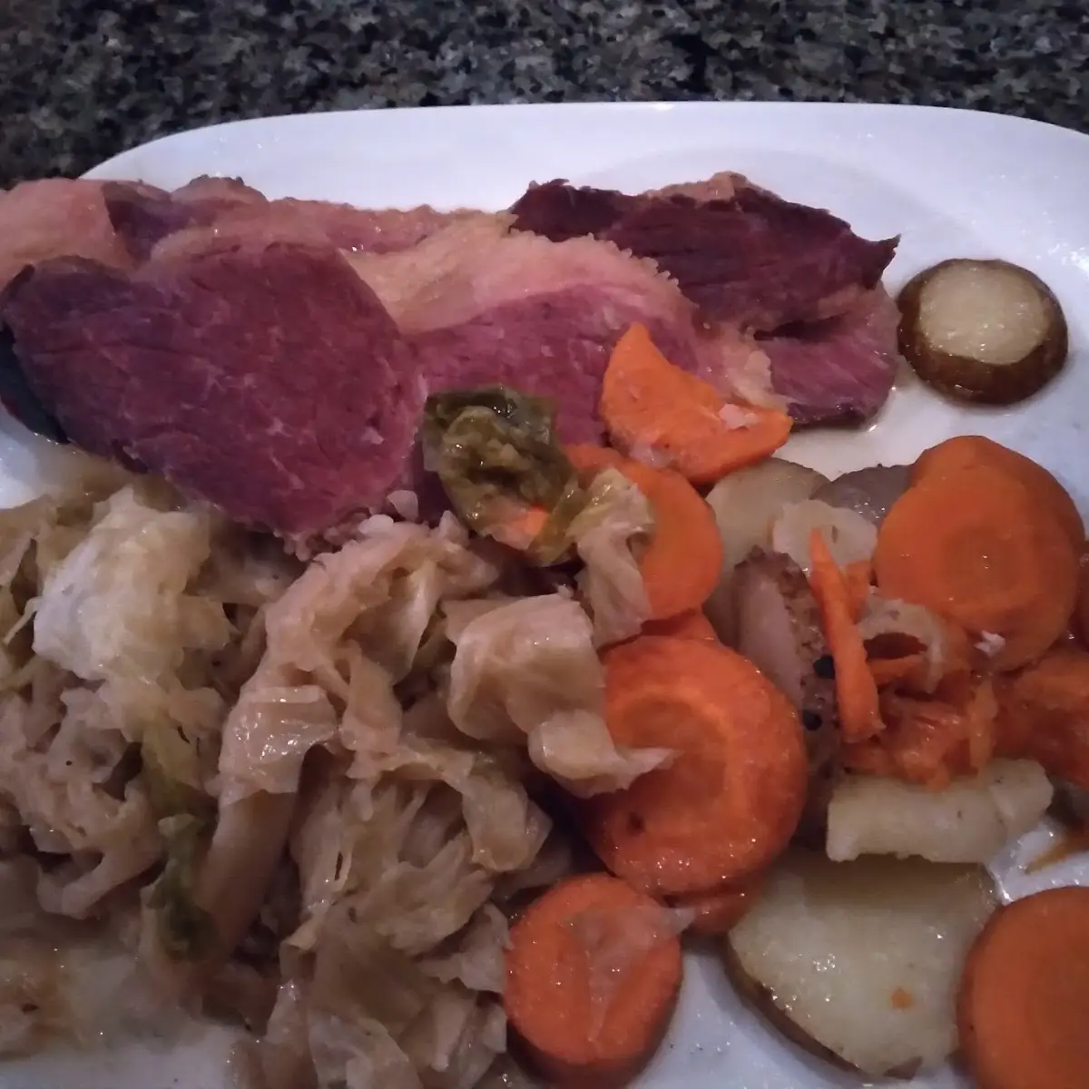 Corned Beef Cabbage Potatoes