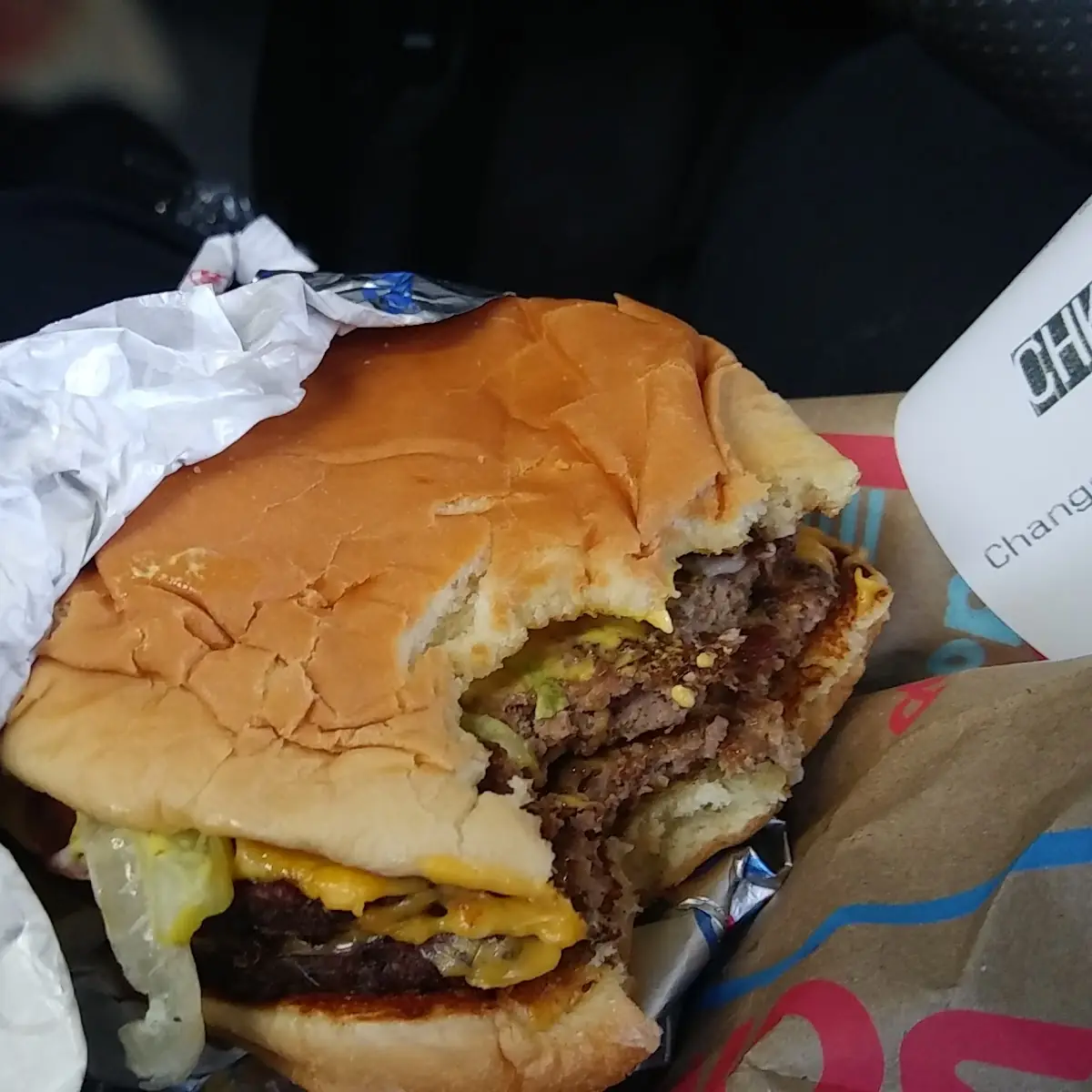 Sonic Cheese Burger Deluxe Add Bacon