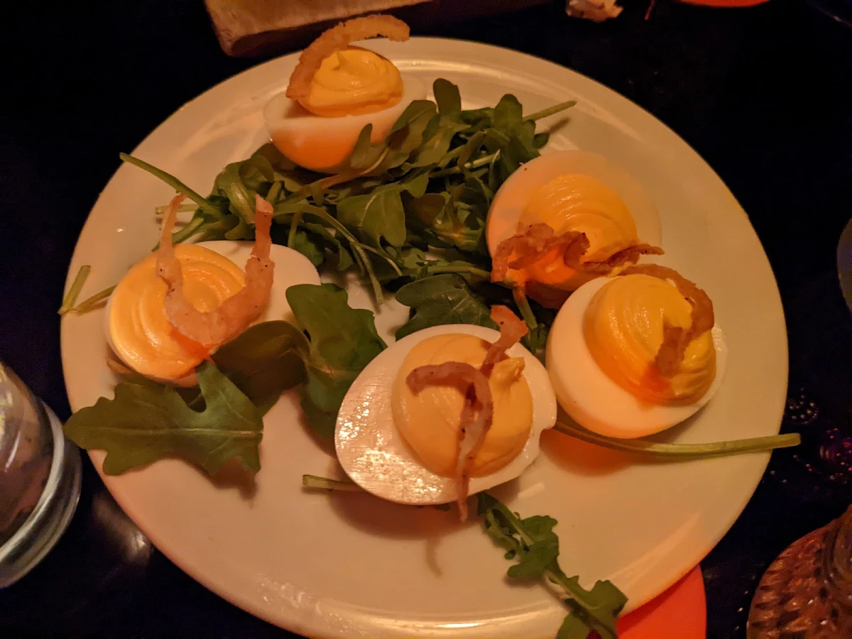 Sriracha Deviled Eggs