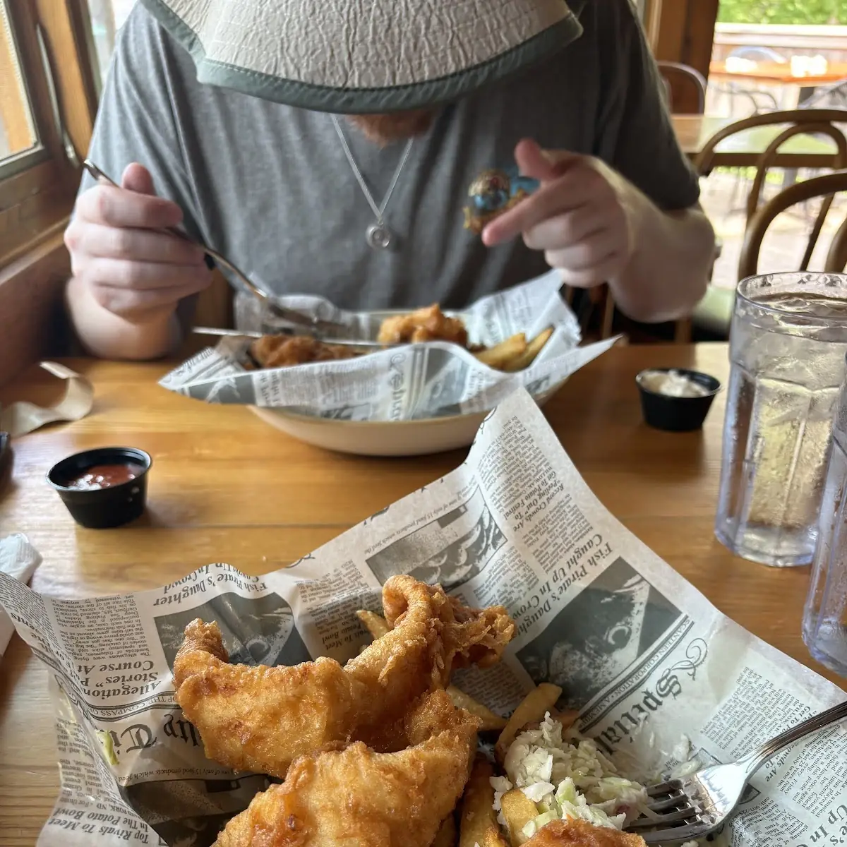 Walleye Fish and Chips