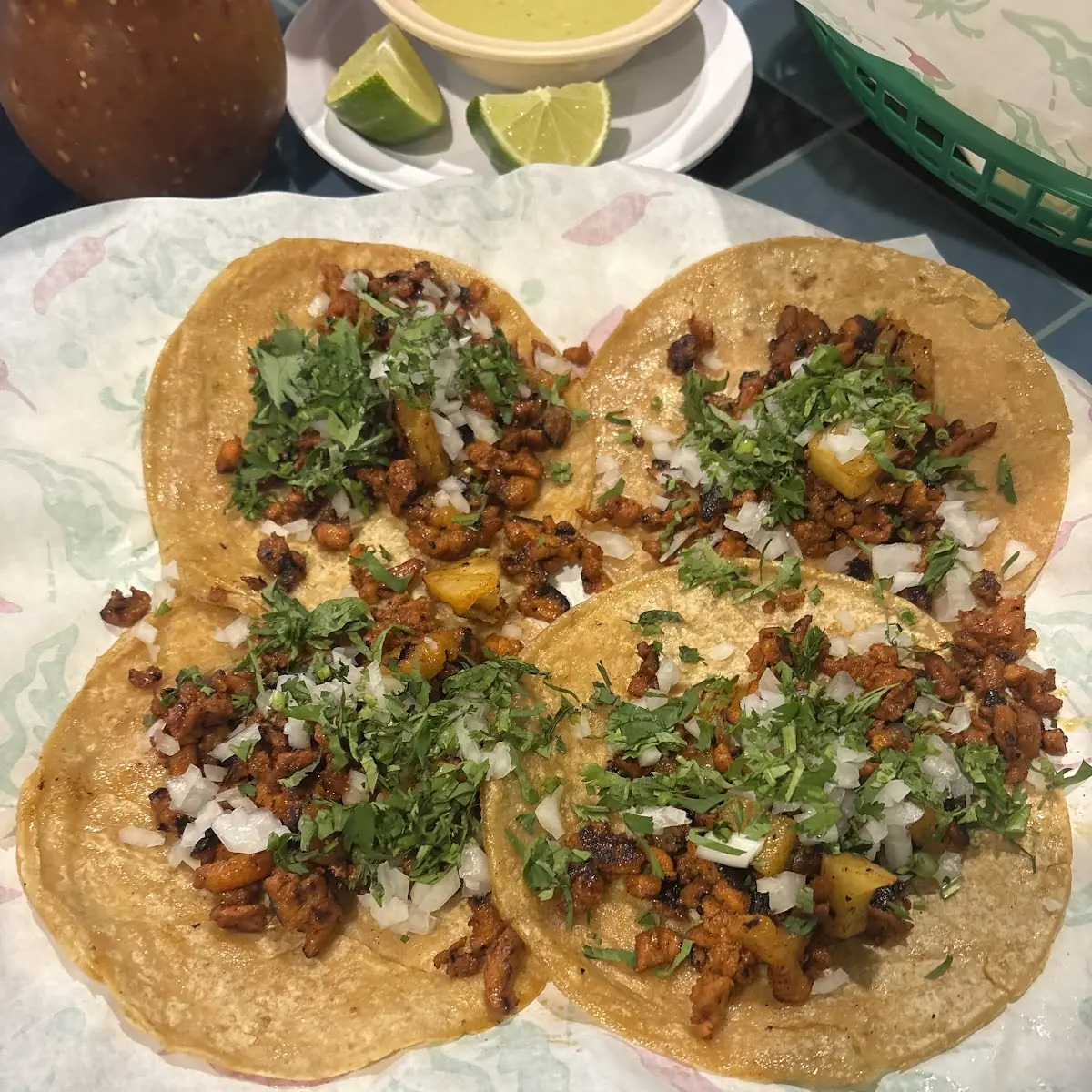 Al Pastor Tacos with Pineapple