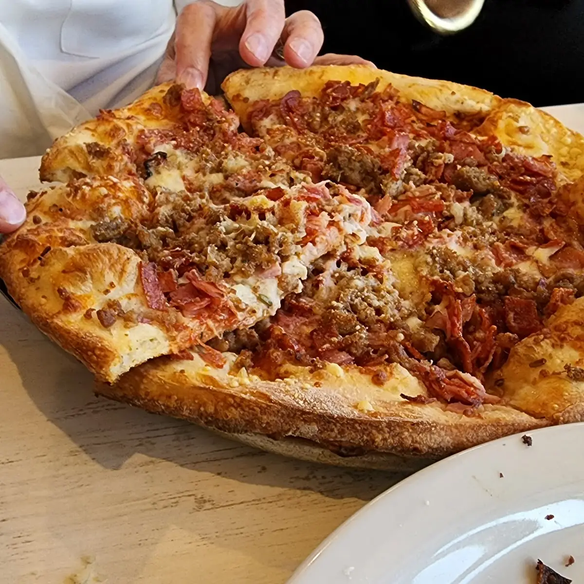Chopped Meat Pizza