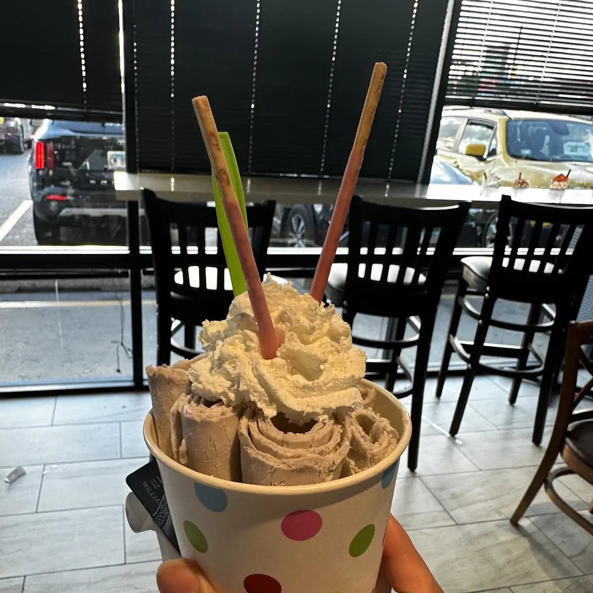 Taro Rolled Ice Cream