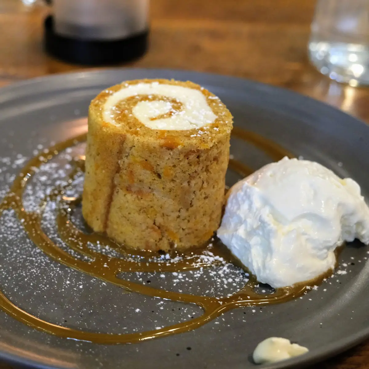 Carrot Cake Roulade